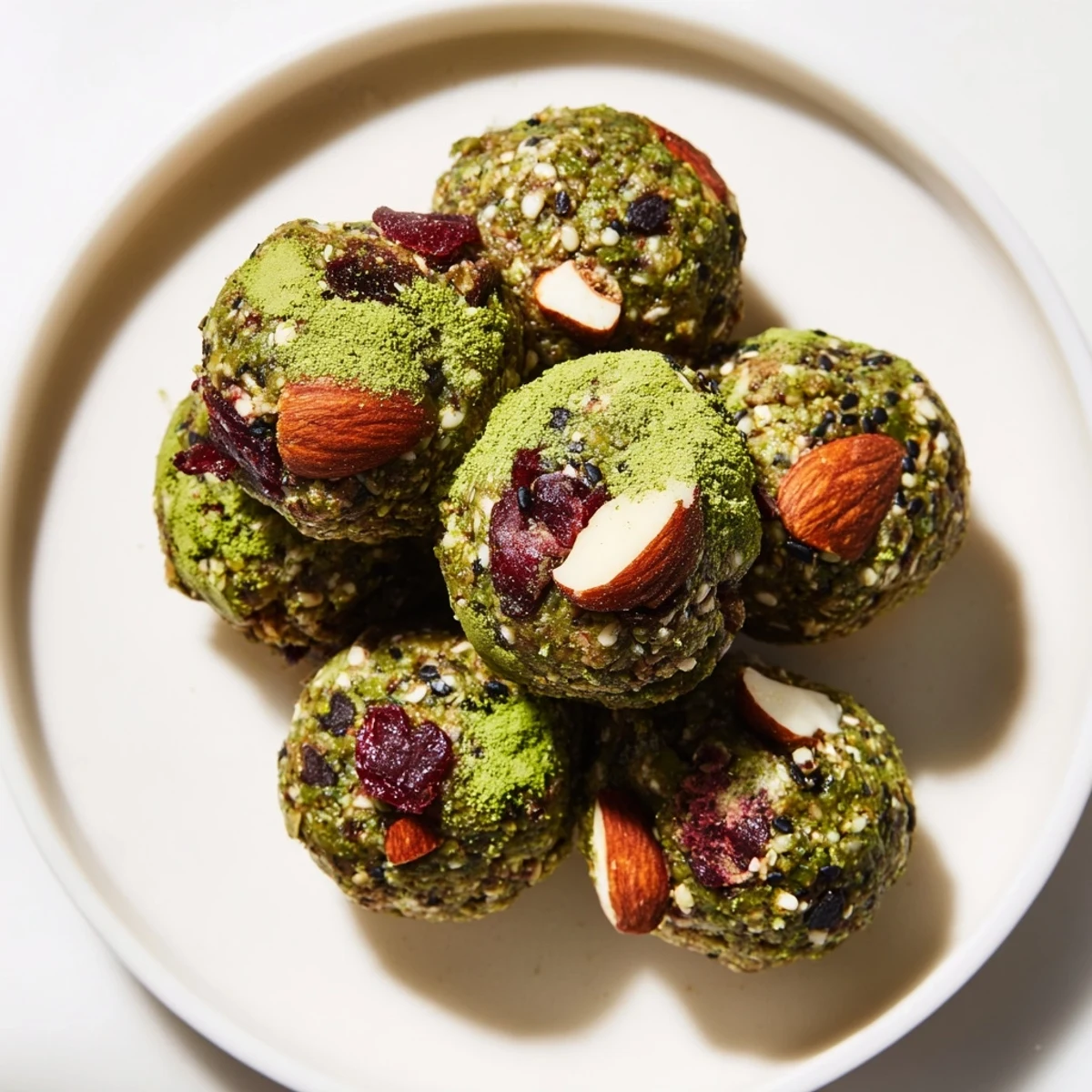 Wholesome Japanese Bento Box Energy Balls packed with nutty flavor and vibrant colors.  