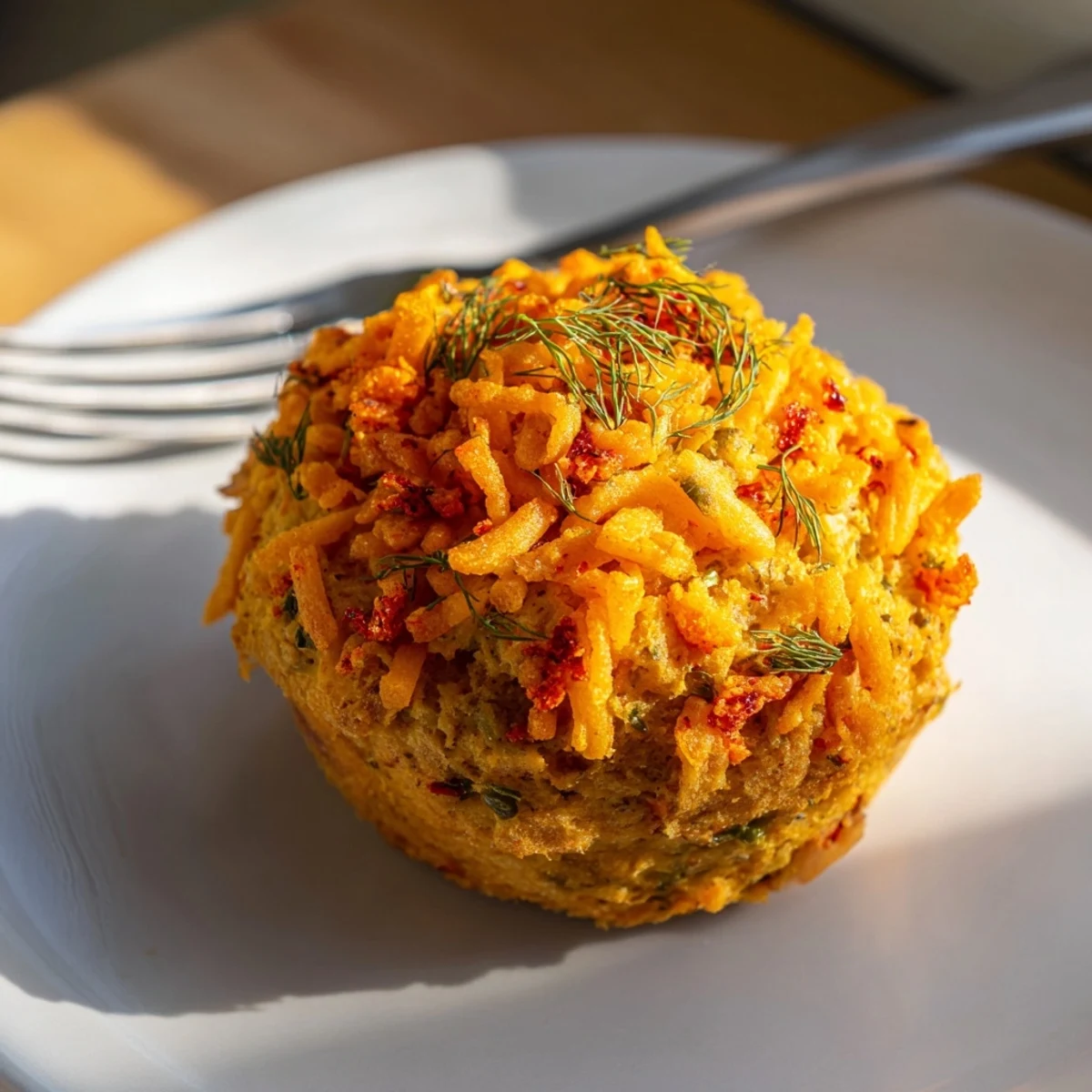 Savory Flamin Hot Dill Pickle Biscuit Muffin Balls ready for snacking or appetizers.  