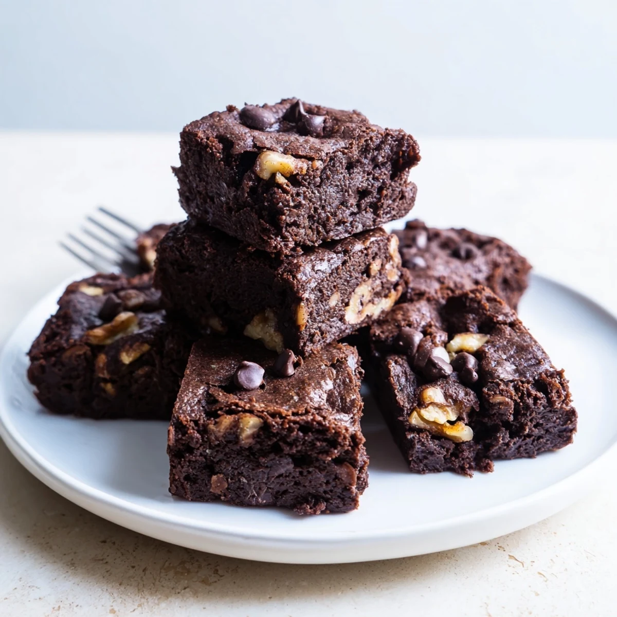 Decadent Zero-Waste Brownies using nut-milk pulp, rich and fudgy for dessert lovers.