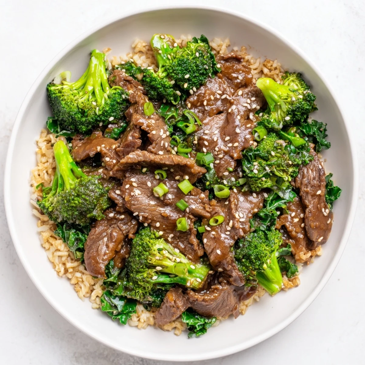 Tender slow-cooker beef and broccoli with brown rice, a delicious Asian-inspired family dinner.