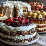 Easter Dessert Carrot Pavlova Lemon