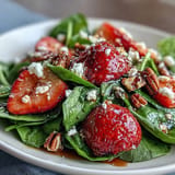 Strawberry Spinach Spring Salad