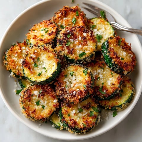 Golden Crispy Parmesan Zucchini Chips recipe; perfectly crisp edges, ready for a summer appetizer.