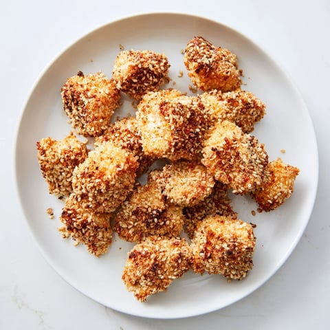 Golden-brown Spicy Yogurt Chicken Bites, crispy on the outside and juicy, perfect for dipping.
