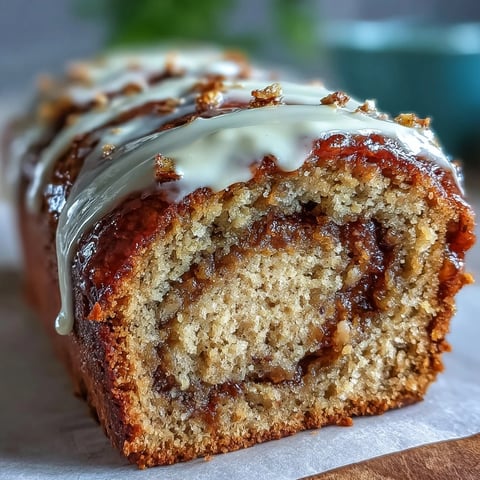 Freshly baked Cream Cheese Cinnamon Swirl Protein Loaf cooling on a wire rack, featuring a golden crust and visible cinnamon swirls. 