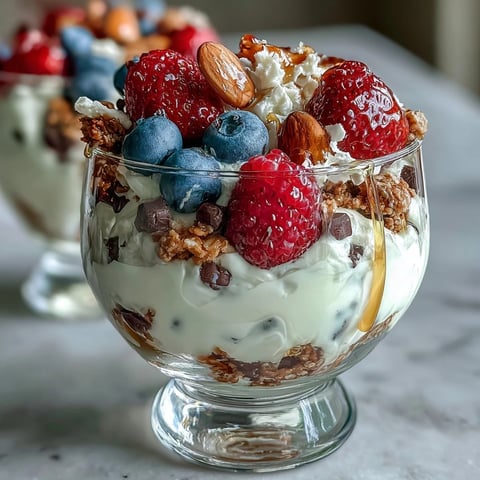 Vibrant Galentines brunch parfait bar with creamy Greek yogurt, fresh strawberries, and colorful toppings for a customizable treat.