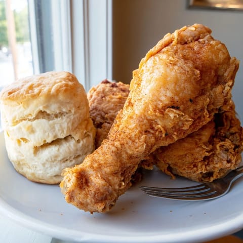 Southern Fried Chicken Biscuit