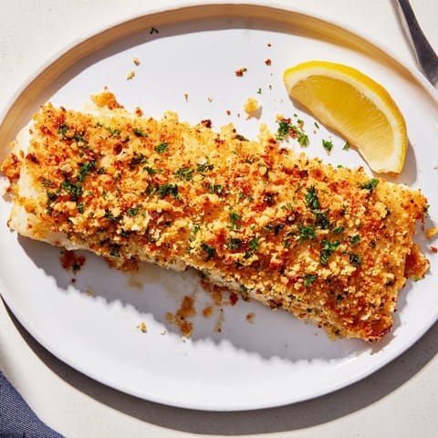 Flaky, tender baked cod fillets under a buttery, golden Ritz cracker crust for dinner.