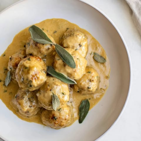 Turkey Meatballs Pumpkin Sauce