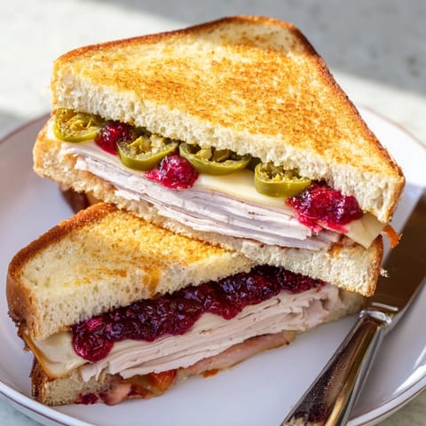 Air Fryer Jalapeño Cranberry Toast