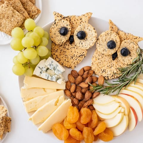Owl Crackers Cheese Board