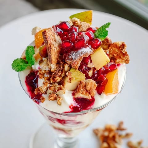 Christmas Pudding Yogurt Bar