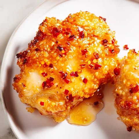 Hot Honey Crispy Chicken Thighs