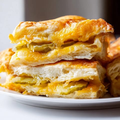 Pickle Bread Cheddar Sandwich