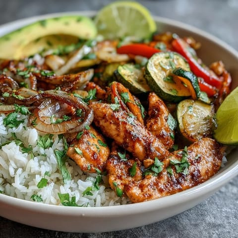 Colorful Tex-Mex ingredients roasted together in one pan for an easy, healthy weeknight dinner.