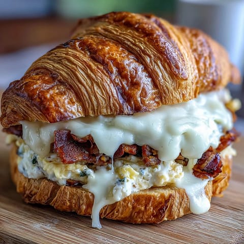 Butter Croissant Breakfast Sandwich