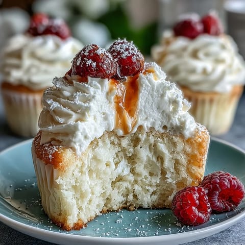 Soft, fluffy Tres Leches Cupcakes soaked in sweet three-milk blend and crowned with vanilla whipped cream, ideal for Cinco de Mayo parties.