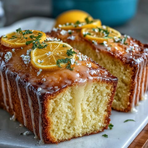 Moist lemon drizzle cake with edible flowers, featuring a tangy lemon glaze and delicate floral decorations for a stunning Mothers Day dessert.