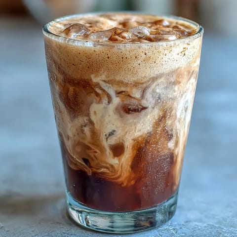Creamy iced espresso with brown sugar and oat milk, shaken with cinnamon for a Starbucks-inspired treat.