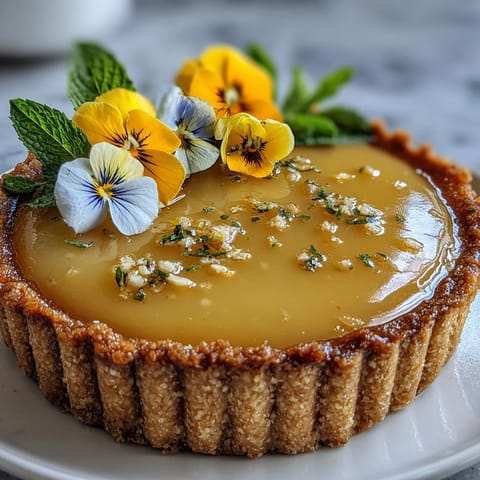 Lemon Curd Spring Tart