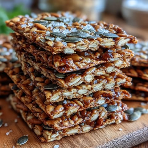 Wholesome seed crackers with flax, sunflower, and sesame seeds, golden and crunchy, ready for dipping or cheese boards.
