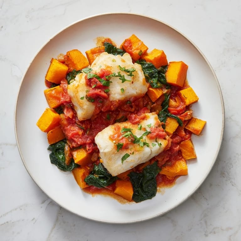 A delicious, healthy Baked Cod recipe featuring flaky fish and tender vegetables for dinner.