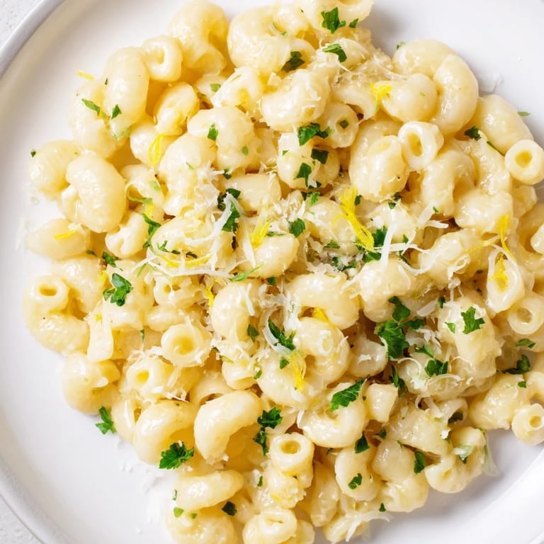 Creamy, golden 15-Minute Creamy Garlic Butter Ditalini, served hot with Parmesan, perfect for busy evenings.