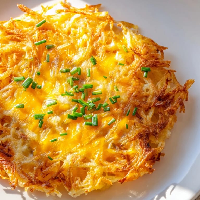 Perfectly browned and textured Cheesy Hash Brown Waffles stacked, a delicious vegetarian breakfast!