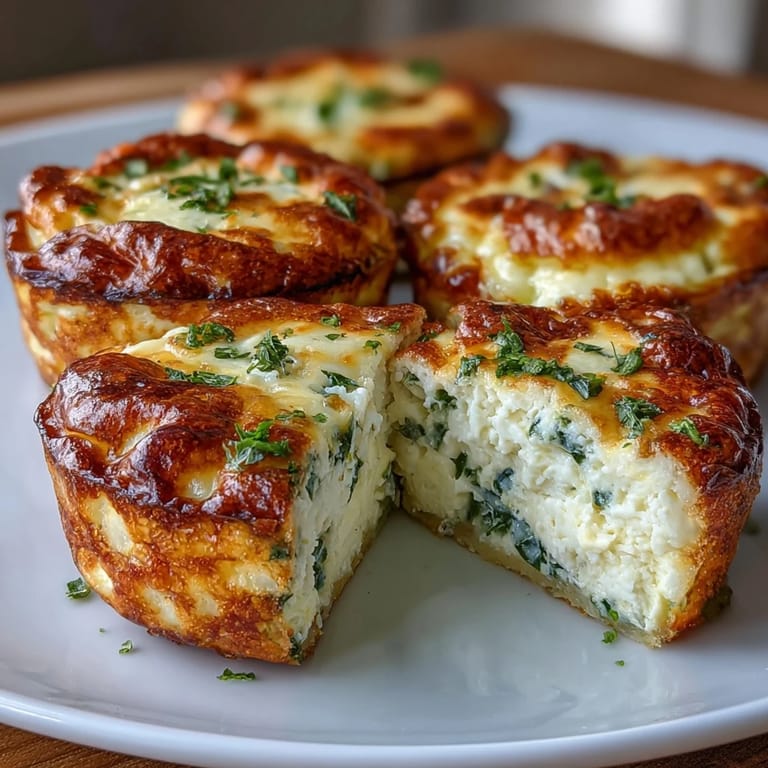 Protein-packed Cottage Cheese Egg Bites with cottage cheese, eggs, and optional mix-ins for a healthy breakfast.  