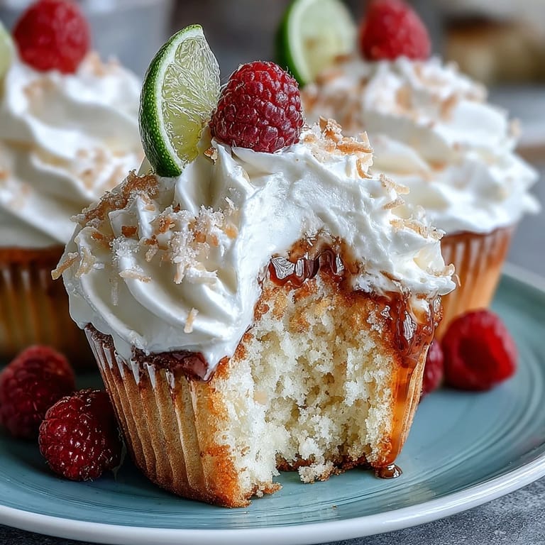 Delicate cupcakes drenched in rich tres leches sauce, finished with airy whipped cream and a sprinkle of cinnamon, a classic Mexican treat.