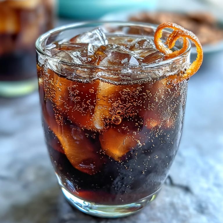 Enjoy this easy cold brew coffee tonic with orange zest beverage.