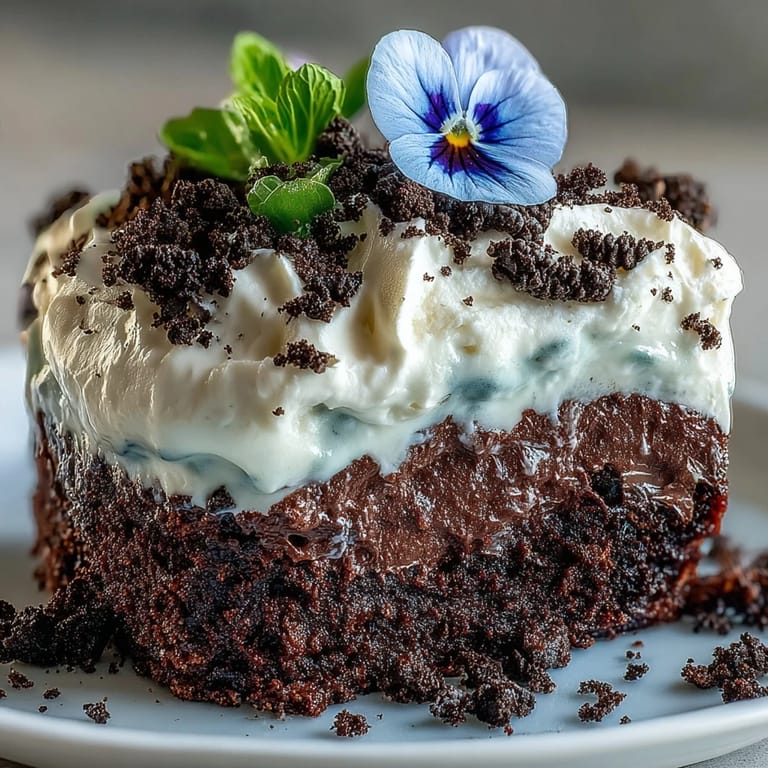 Admire these charming Mother's Day Flower Pot Brownies, a sweet treat.