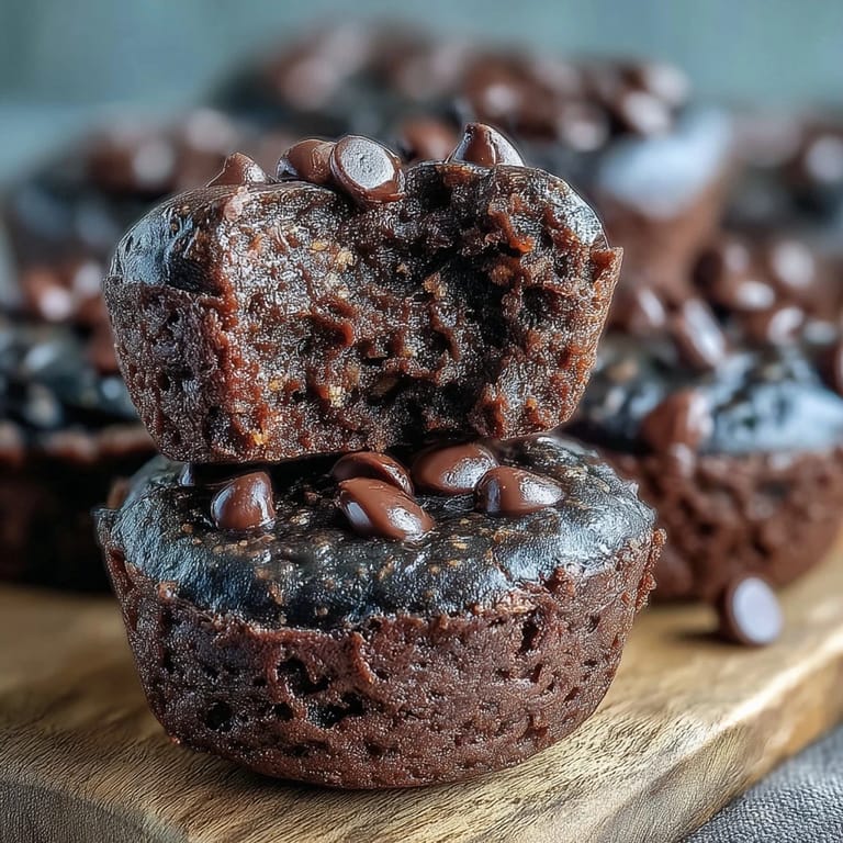 Enjoy guilt-free Fiber-Maxxing Bean Brownie Bites, a wholesome dessert, perfectly bite-sized.