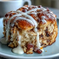 Soft, pillowy hot cross buns filled with cinnamon and raisins, topped with a sweet white cross for Easter brunch.  